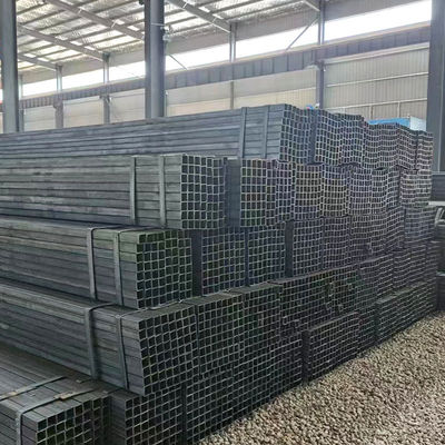 ASTM 인증 Zhongyu 홀 섹션 스테인리스 스틸 정사각형 및 정사각형 스틸 검은 정사 파이프