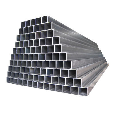 BS EN GB AiSi ASTM A50 1*1인치 40x60 GI 제곱 철강 파이프 20x20x2 100x100 탄소 철강 제곱 파이프