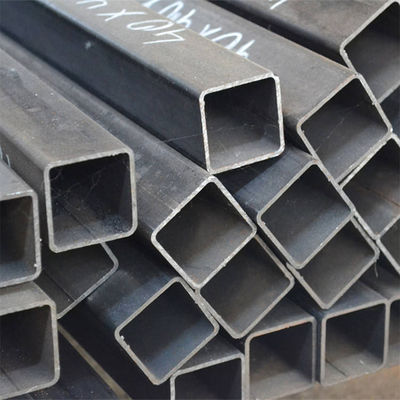 BS EN GB AiSi ASTM A50 1*1인치 40x60 GI 제곱 철강 파이프 20x20x2 100x100 탄소 철강 제곱 파이프