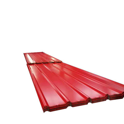 맞춤형 색상 Ral 색상 1mm 2mm 4 x 8 피트 금속 건설 재료에 대한 가연 금속 노러브 스틸 지붕 판
