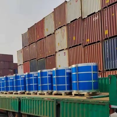 ISO9001 인증 Zhongyu 꽃 PPGI 프라임 코일 밸런스 스틸 전면 RAL 색상 선화