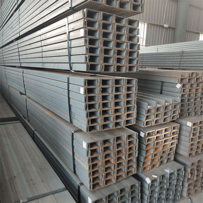 좋은 압축 저항 50-400mm MS S235JR A36 S235 Q235 C 건물 구조용 채널 스틸 구멍이 없습니다