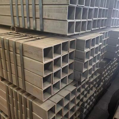 25x50 50x50mm Q235 A36 탄소 정사각형 튜브 직사각형 홀로 스틸 파이프