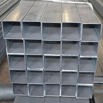 API 인증 Q235 탄소 정사각형 튜브 직사각형 홀로 스틸 파이프 25x50 50x50mm 이론 무게에 의해 청구서를 작성하기 위해