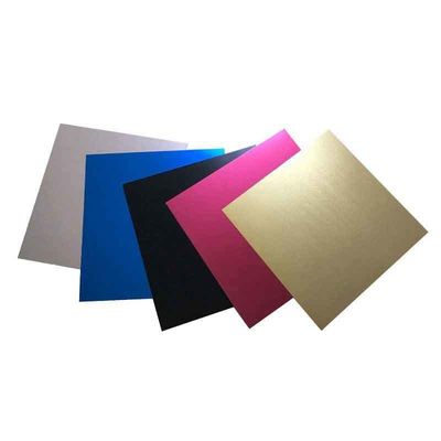 No.1 표면 완화 맞춤형 1.0mm 두께 SS316 검은 파란색 붓 색상 코팅 스테인레스 스틸 판