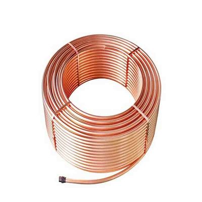 각종 산업의 원활한 냉각 솔루션용 비연금 구리 튜브 벽 두께 0.1mm 50mm