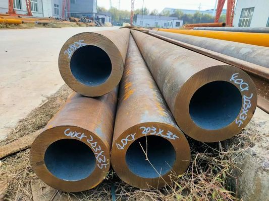 406.5mm 정밀 STKM 13B 꿰매지 않는 파이프 두께 0.1mm-20mm 표준 ASTM JIS DIN GB ASME 탄소 강철 운반 파이프