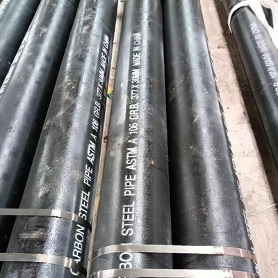 허용성 ±1% 합금 Astm A53 A106 ms 매듭없는 검은 철강 파이프는 합금 31.1mm 매듭없는 파이프 및 오일