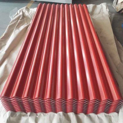 안전하고 내구성 AZ61-AZ90 코팅 PPGI 901-1000mm 너비 진크 지붕을위한 미리 칠 된 진료 된 코러브 스틸 시트