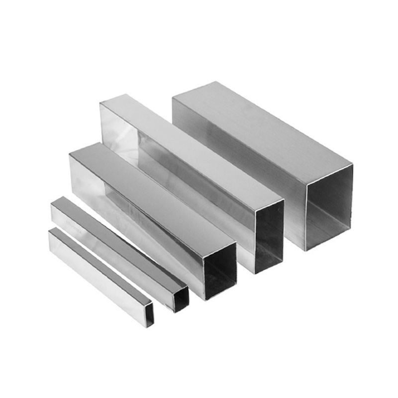 6mm 2mm 밀폐 스테인리스 스틸 정사 파이프 316L 316 310S 440 301 321 소재 등급 핫 롤링 콜드 롤링 기술