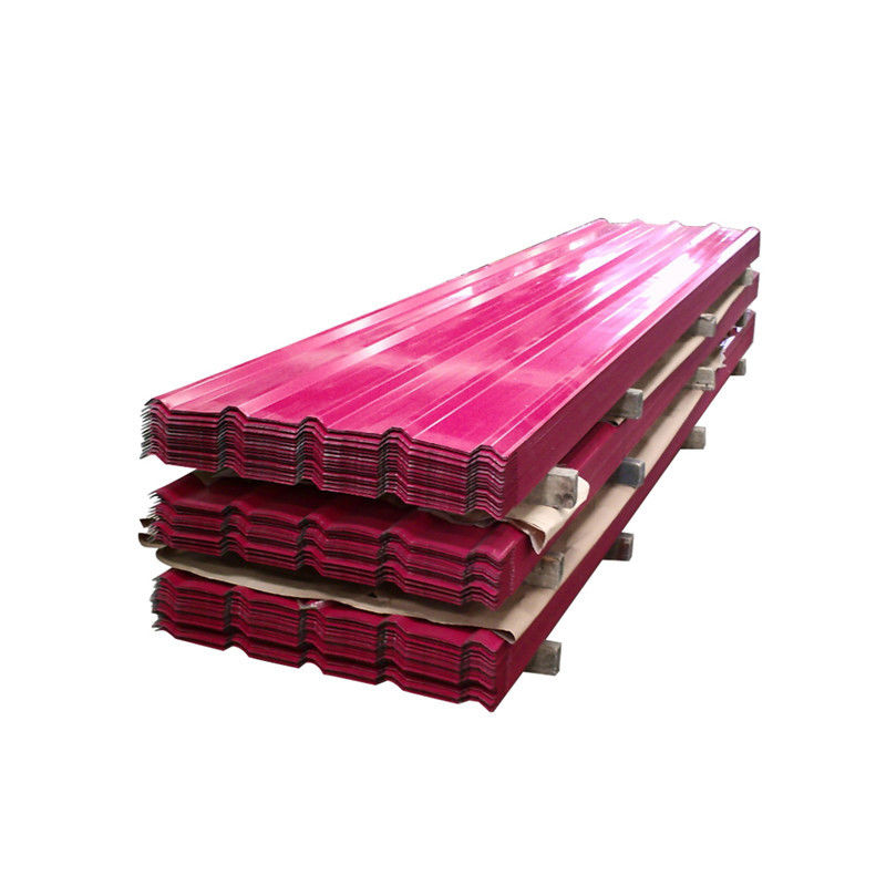 맞춤형 색상 Ral 색상 1mm 2mm 4 x 8 피트 금속 건설 재료에 대한 가연 금속 노러브 스틸 지붕 판