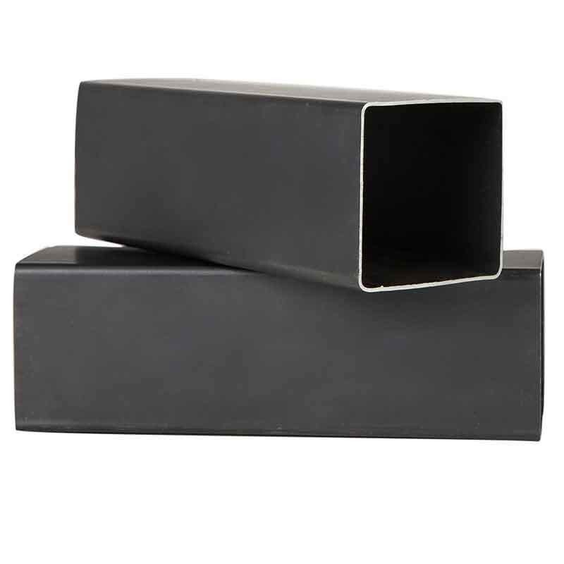 고온 저항성 40x40mm 탄소 제곱 강철 꿰매지 않는 파이프 12M 길이에 길이 12M